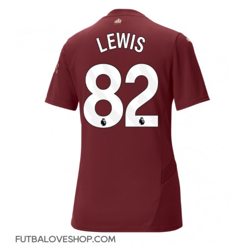 Dres Manchester City Rico Lewis #82 Tretina pre Ženy 2024-25 Krátky Rukáv